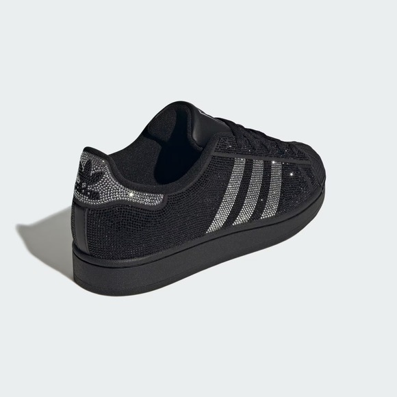 9W - [NEW] Women's adidas Superstar II 'Rhinestone' Shoes 'Black' IH4200 - Picture 5 of 8